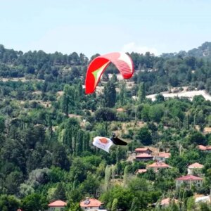 Çameli Kültür, Turizm, Tarım ve Doğa Sporları Festivali’nde Gökyüzünde Renkli Şov