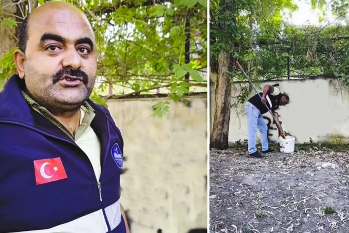 sevdasini duvara yazan vatandasa belediye personelinden tebessum ettiren mesaj aynI5BJY.jpg