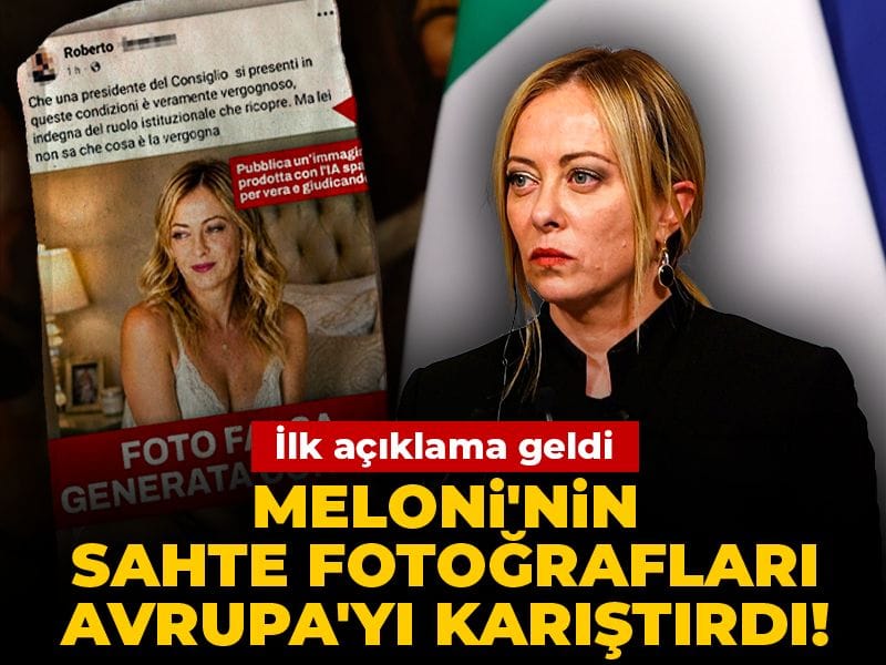 Meloni’nin Sahte Görselleri Avrupa’yı Sarsıyor! İlk Tepki Geldi